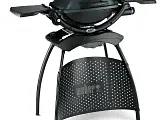 Газовый гриль Weber Q 1200 Black Line на подставке