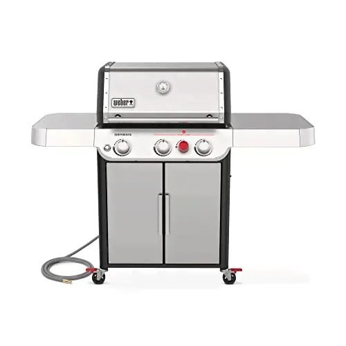 Газовый гриль Weber 37300001 Genesis S-325S NG SS, нержавеющая сталь-0