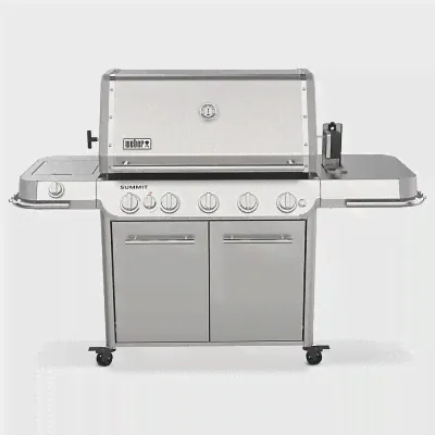 Газовый гриль WEBER Summit FS38 S с вертелом и конфоркой (нерж. сталь)