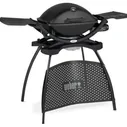 Газовый гриль Weber Q 1200 Black Line с подставкой