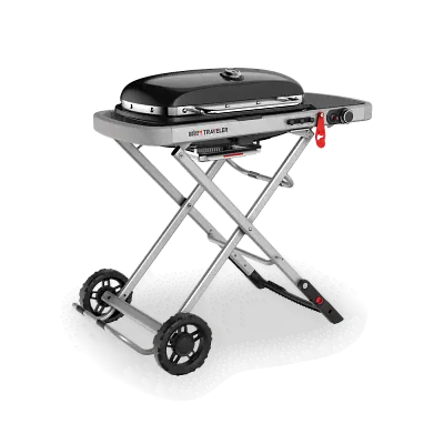 Газовый гриль Weber Traveler, 63.5x34.3 см, черный-0