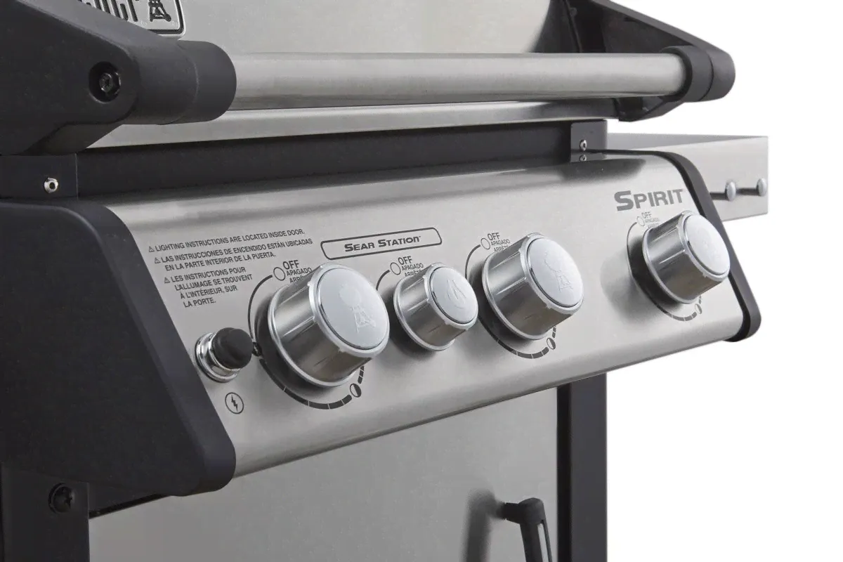 Гриль газовый Weber Spirit SP-335 Premium GBS, нерж. сталь