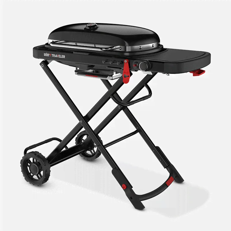 Газовый портативный гриль Weber Traveler Stealth Edition черный