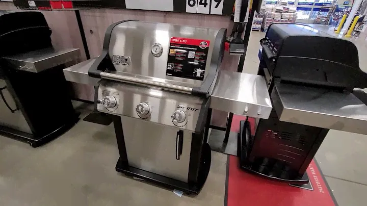 Weber 46502001 Spirit S-315 LP Gas Grill, Stainless Steel- Product View
