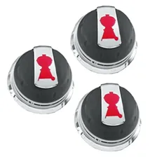 Запчасти для гриля Weber Gas Grill Genesis Series Knob Set of 3 knobs 2011+ Grills 88848