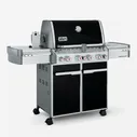 Газовый гриль Weber Summit E-470 GBS черный (с конфоркой)