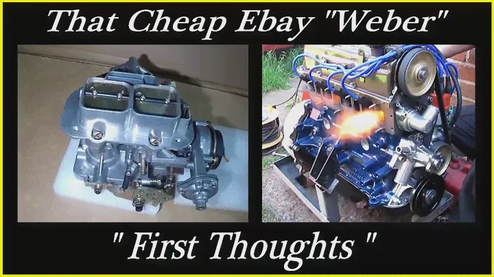 First Thoughts On That Cheap Ebay '' Weber '' 32/36 DGV