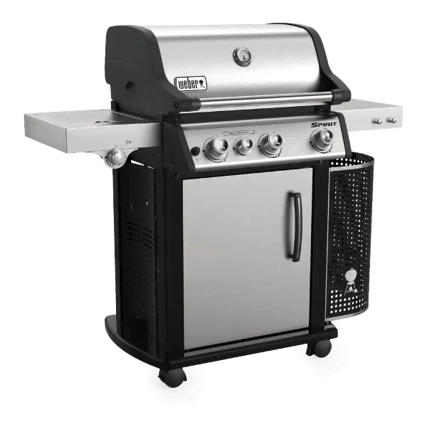 Гриль газовый WEBER Spirit SP-335 Prem GBS, нерж. ctaль-0