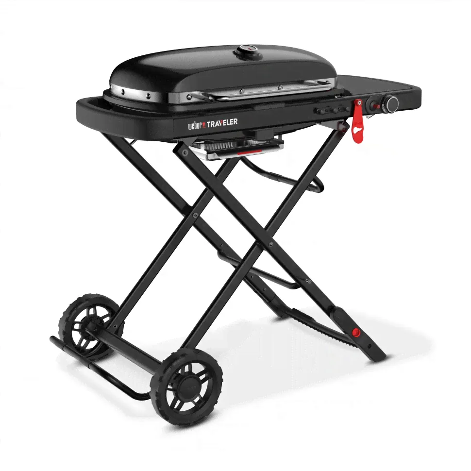 Гриль газовый Weber Traveler Stealth Edition, черный